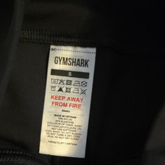 Gymshark Charcoal Black Leggings - Picture 4 of 6